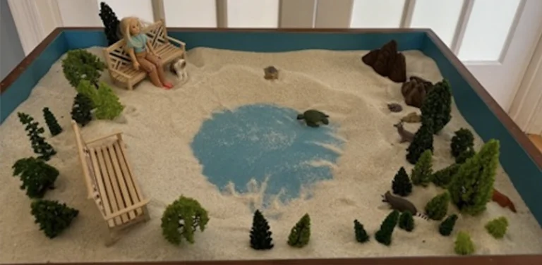 Calm place sandtray