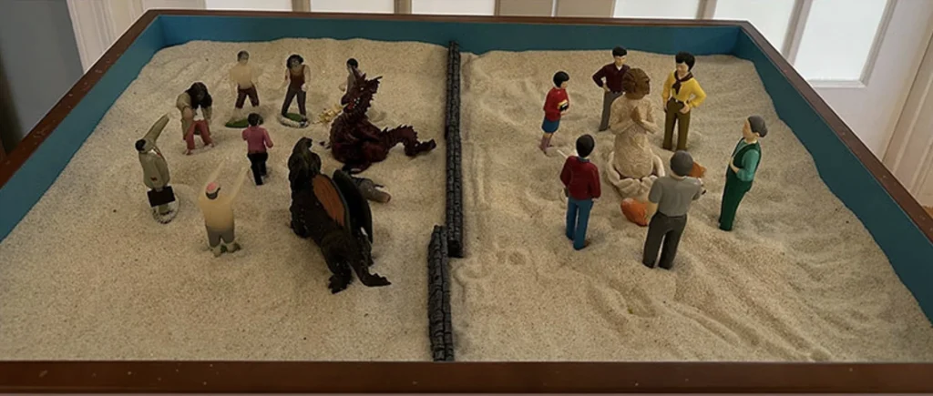 Divided safe and distressing scenes
